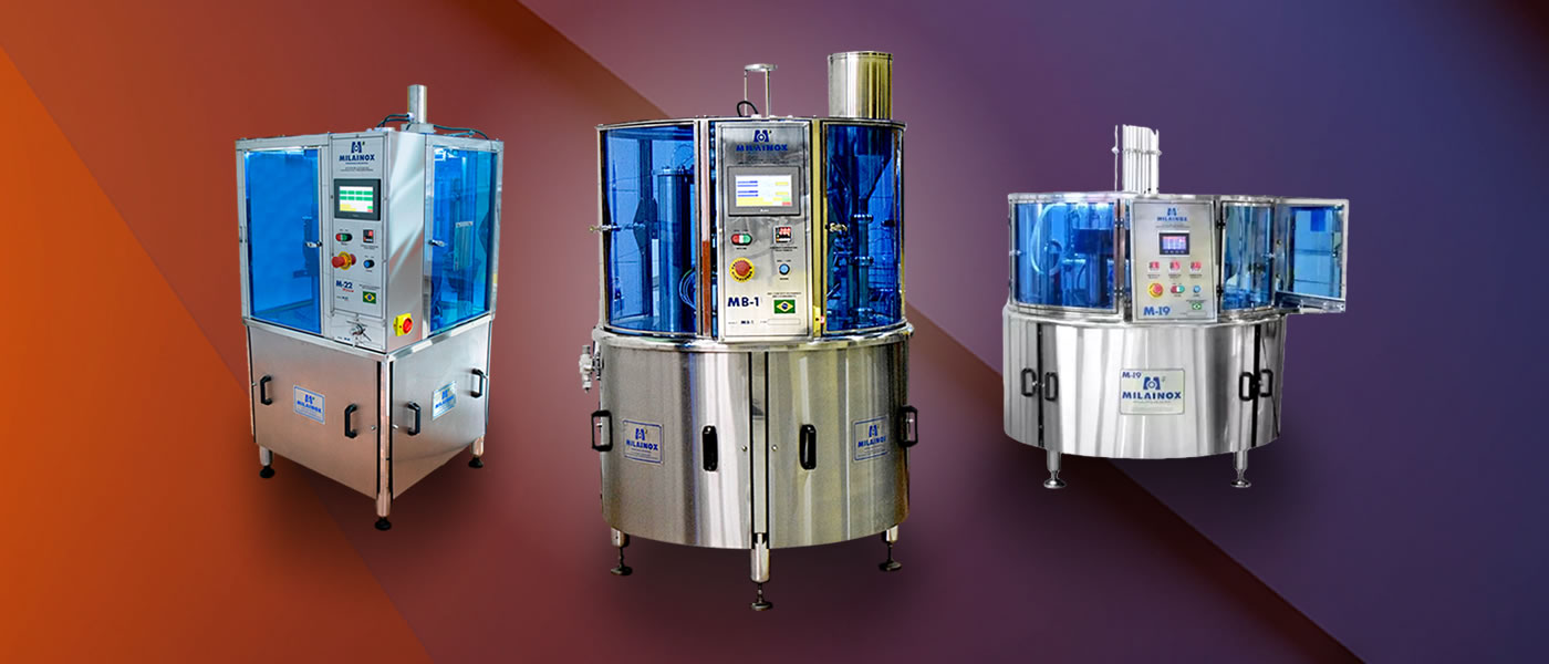 MÁQUINAS PARA ENVASAR líquidos, pastosos, grãos e lacticínios